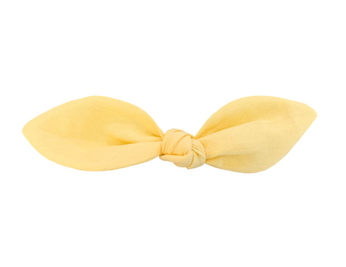 Light Yellow Hair Bow