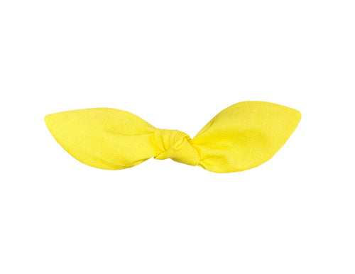 Bright Yellow Hair Bow