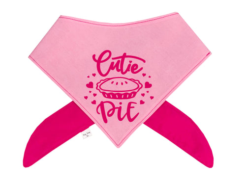 Cutie Pie Bandana | Light Pink and Dark Pink Color