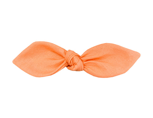 Coral Clip In Dog Hair Bow