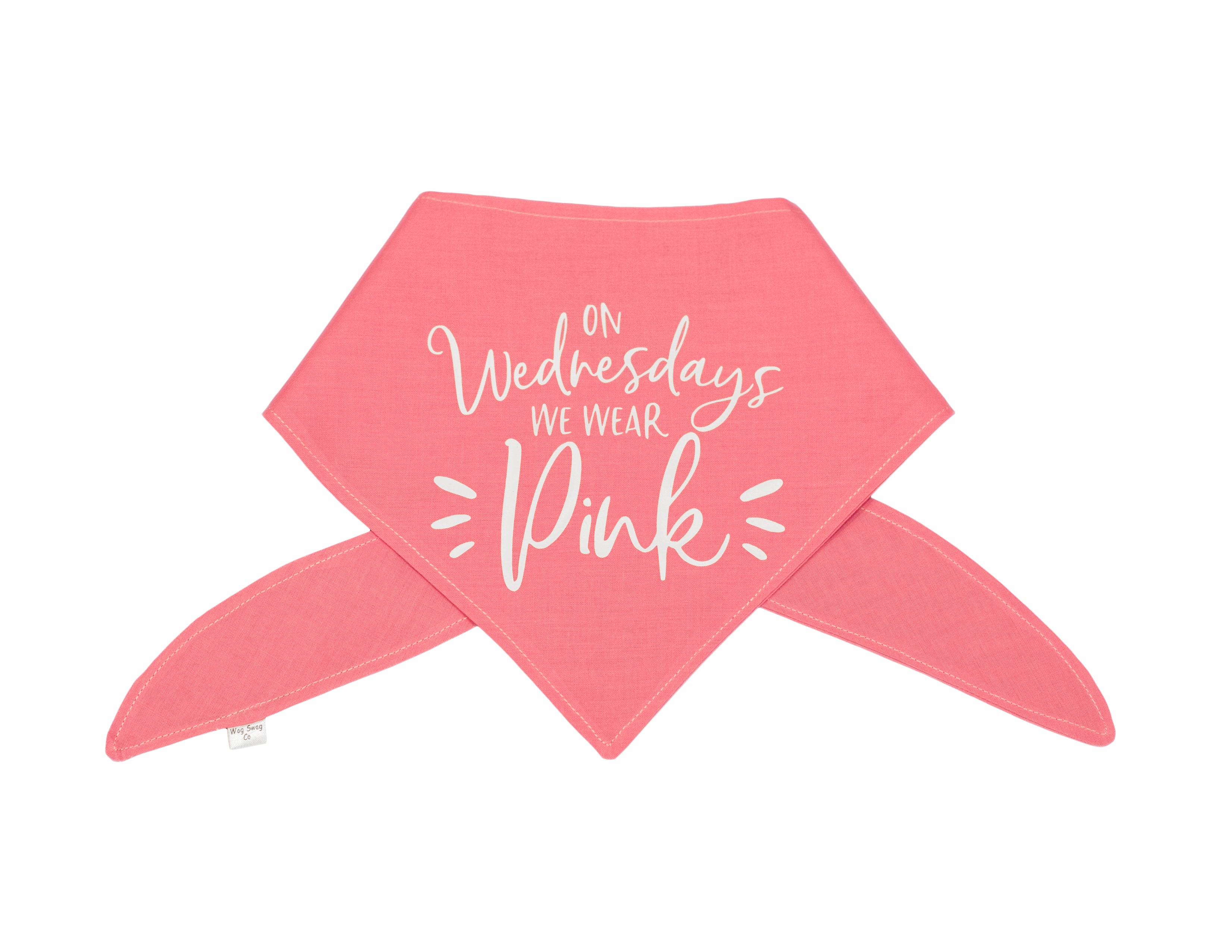 On Wednesdays We Wear Pink Bandana (No Personalization)